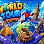 World Tour – Game nhảy vượt chướng ngại vật cực cuốn