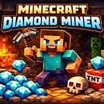 Minecraft Diamond Miner – Đào Kim Cương Thử Thách Trí Tuệ