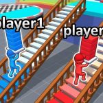 Stairs Races For 2 Players – Cuộc Đua Xây Cầu Kịch Tính