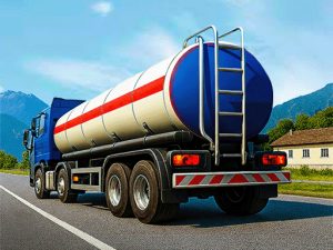 Oil Tanker Truck Parking