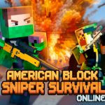 American Block Sniper Survival – Bắn Súng Phong Cách Minecraft