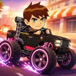 Ben Car Adventure – Đua Xe Địa Hình Cùng Ben 10 Poki