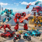 Robot Sói Biến Hình Flying Robot Transform – Game Bắn Súng 3D