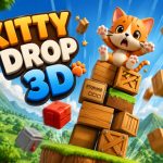 Kitty Drop 3D – Giải Cứu Mèo Con Online Miễn Phí