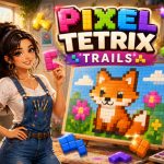Pixel Tetrix Trails